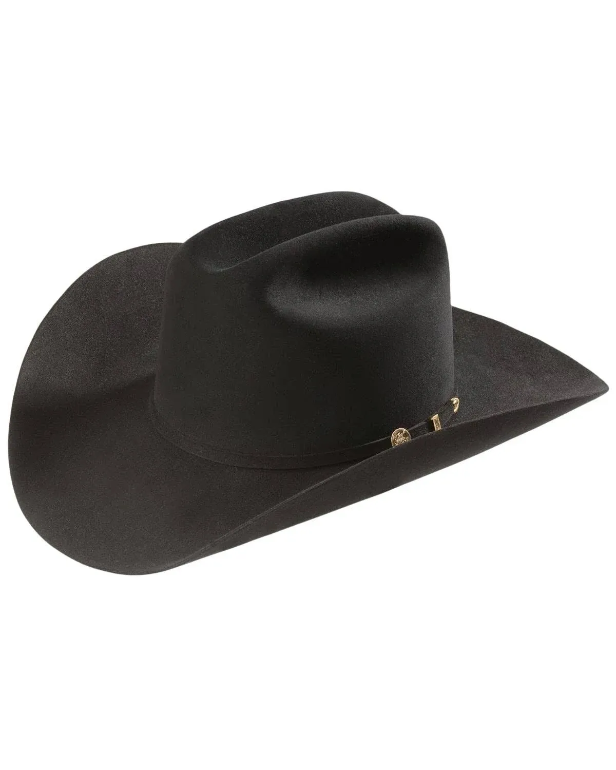 Stetson El Presidente 100x Premier Cowboy Hat, Black 7 1/2