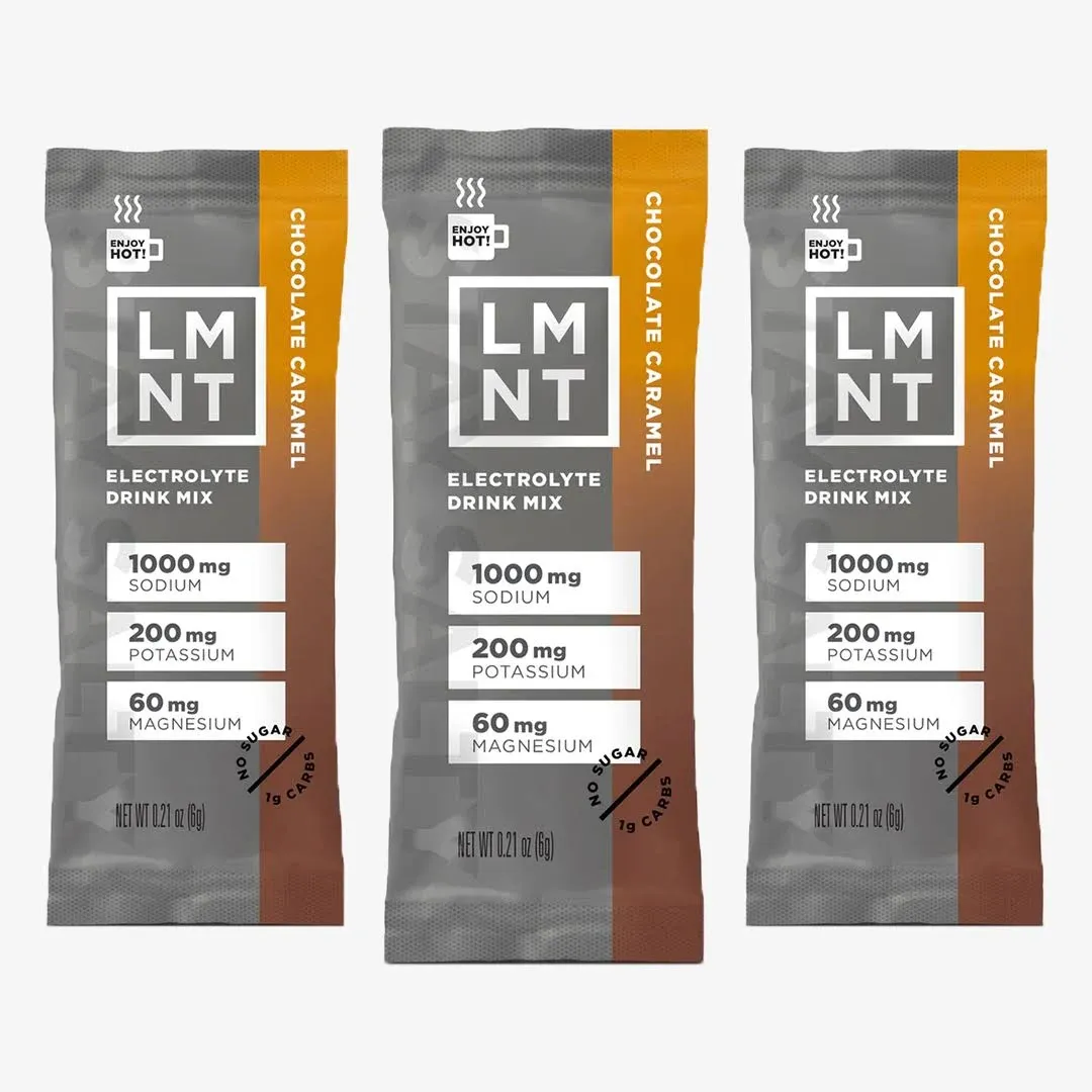 Lmnt Electrolyte Drink Mix, Chocolate Caramel 30 Sticks