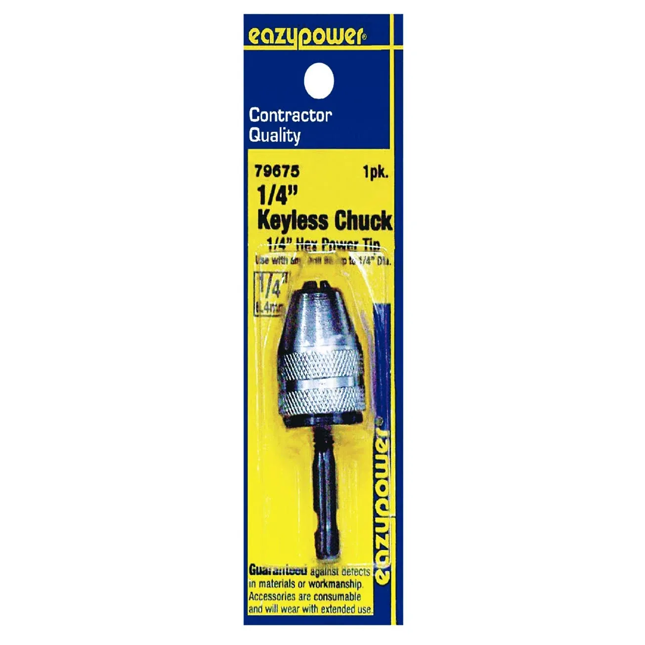 Eazypower 1/4 in. Keyless Chuck