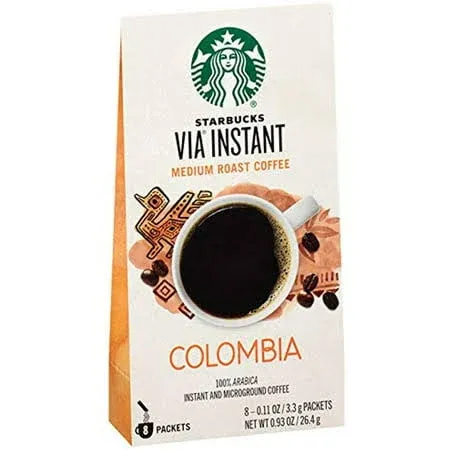 Starbucks VIA Instant Columbia Coffee