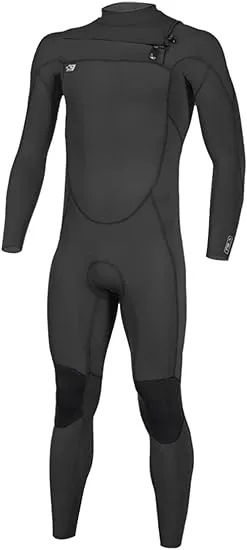 O'Neill 4/3mm Ninja Men's Chest Zip Full Wetsuit Small Black/Black