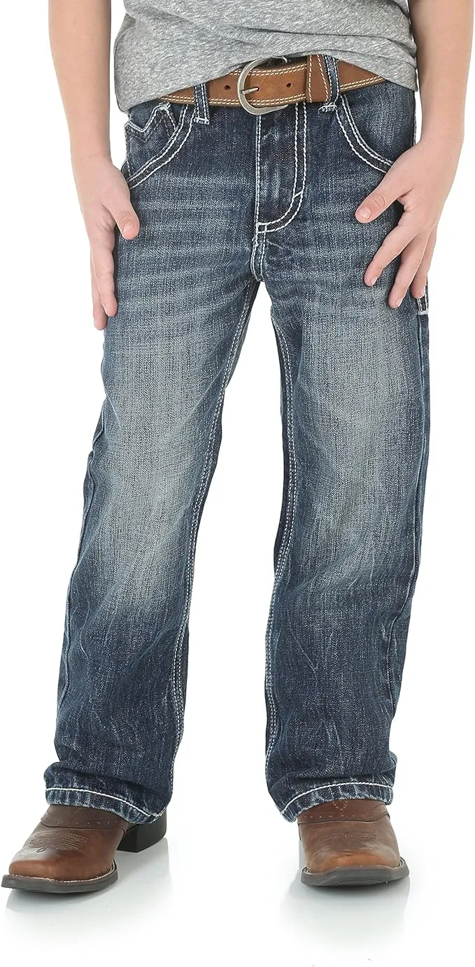 Wrangler Boys' 20X Vintage Bootcut Slim Fit Jeans