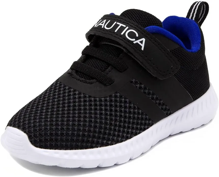 Nautica Kids Fashion Sneaker Athletic Running Shoe with One Strap |Boys - Girls|(Toddler/Little Kid)