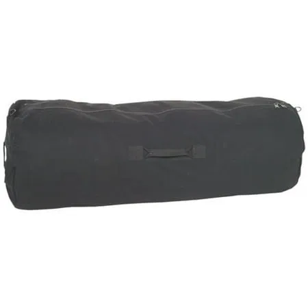 Preserve Fox Outdoor 40-26 BLACK GI Style 25 x 42 inch Zip Duffle Bag - Black