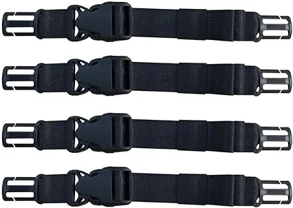 HDHYK 4 Pack Backpack Chest Strap Heavy Duty Adjustable Backpack Sternum Stra...