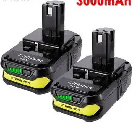 2Pack 3.6Ah For RYOBI P102 P190 18V One+ Compact Lithium Battery P107 P106 P104 P105 P109 P108 RB18L13