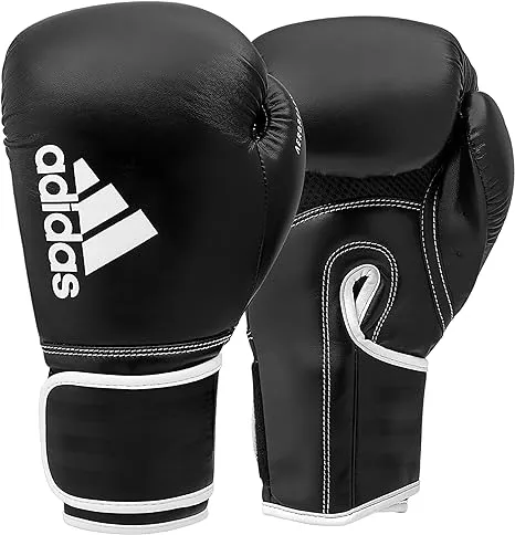 Adidas Boxing Gloves - Hybrid 80 - for Boxing, Kickboxing, MMA, Bag, Training & Fitness - Boxing Gloves for Men, Women & Kids