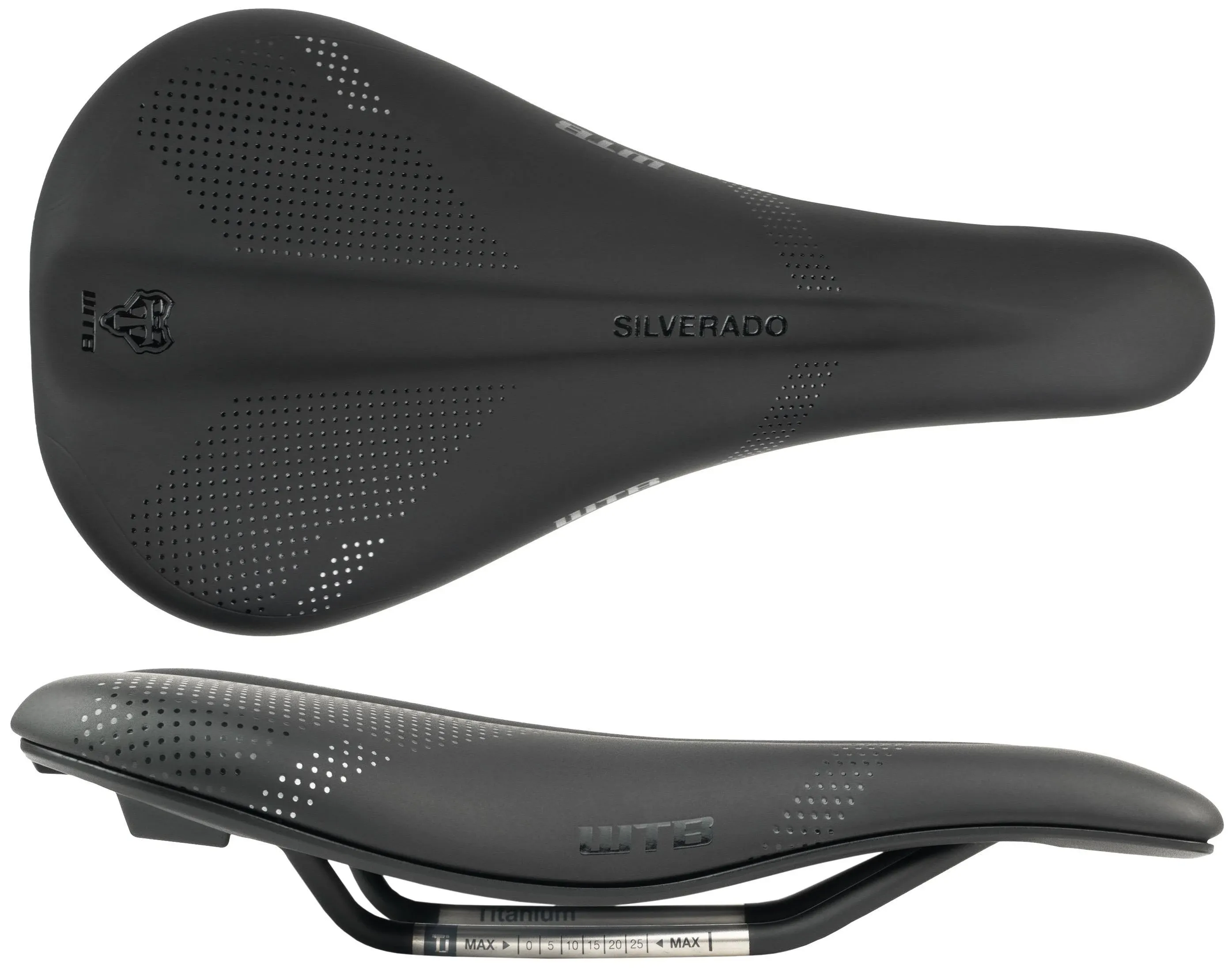 WTB Silverado 265 Fusion Form Saddle - Titanium Black Medium