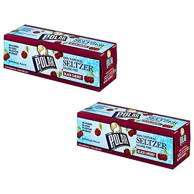 Polar Seltzer Black Cherry Water Cans