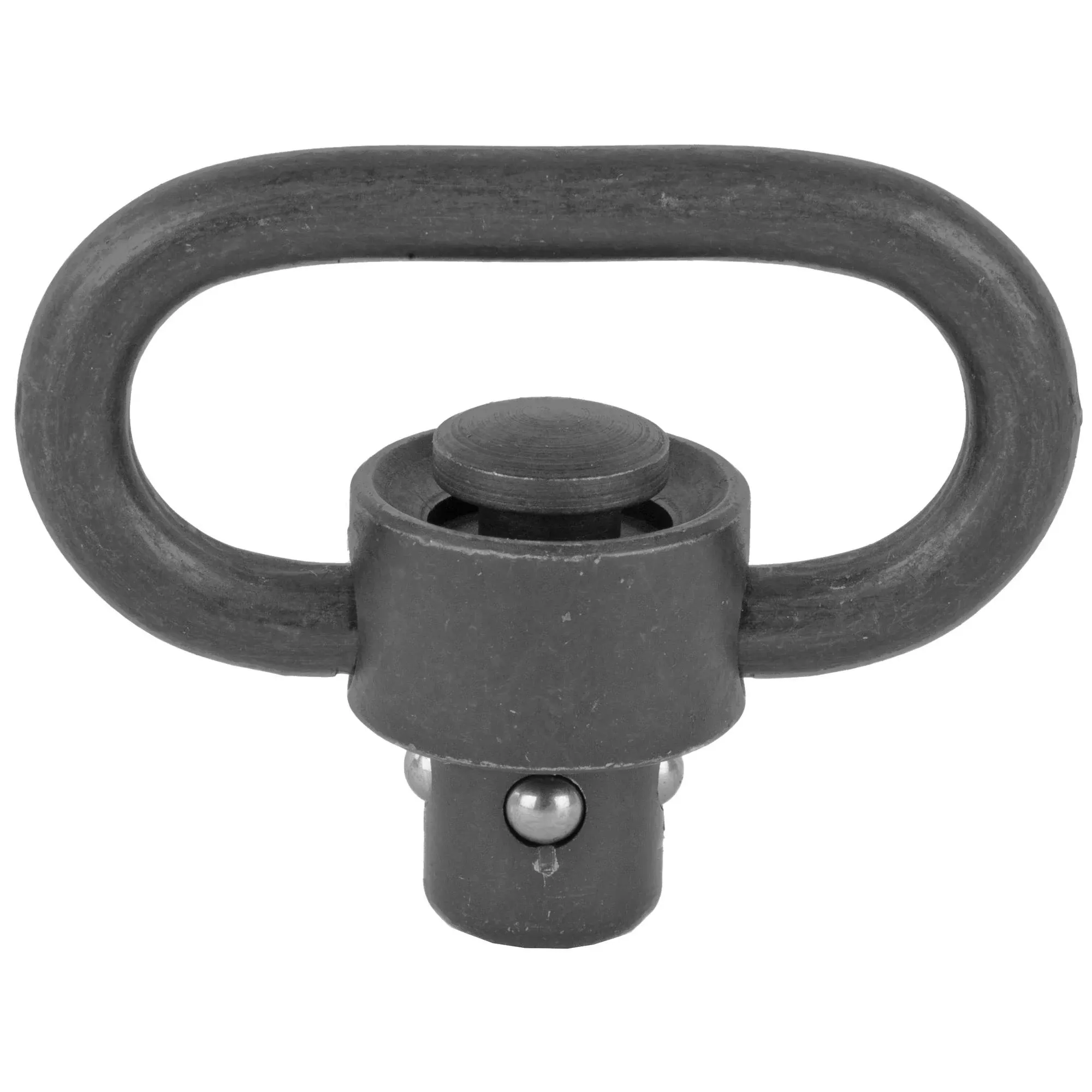 Grovtec Swivel - Heavy Duty Push Button, Black, Single Pack