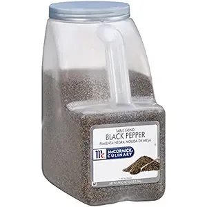 Mccormick Culinary Black Pepper, Table Grind - 5 lb