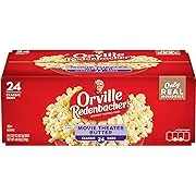 Orville Redenbacher's Gourmet Microwave Popcorn, Butter, 3.29 oz Bag, 36/Carton