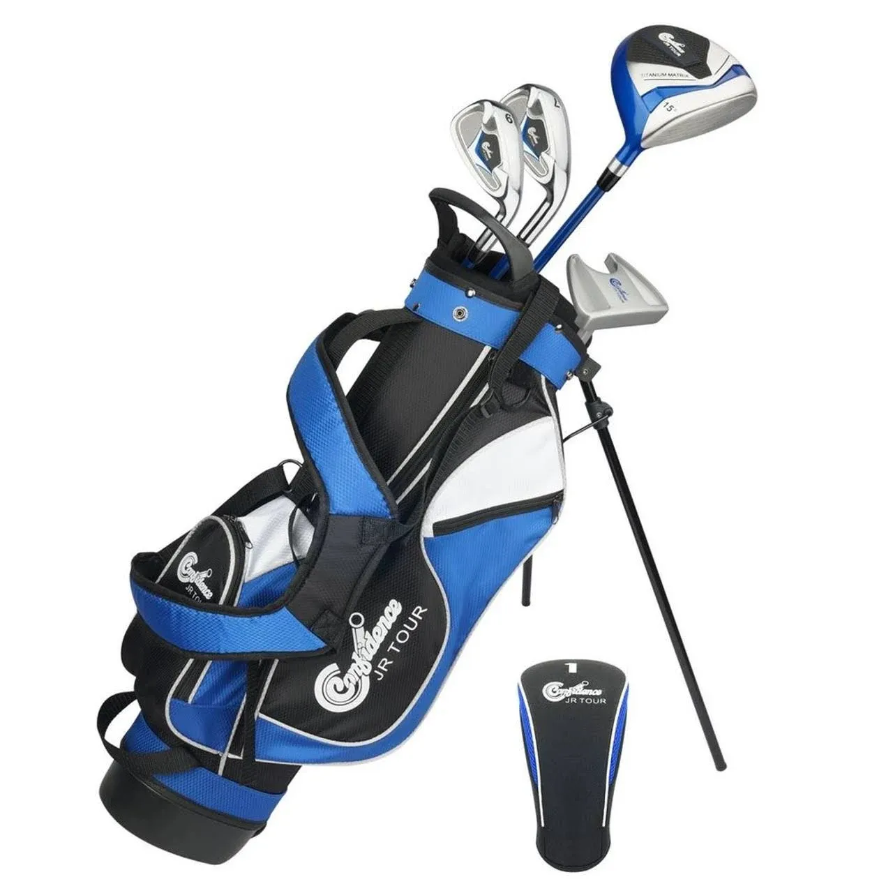 Confidence JR Tour 4 Club Kids Golf Set Ages 4-7 Blue