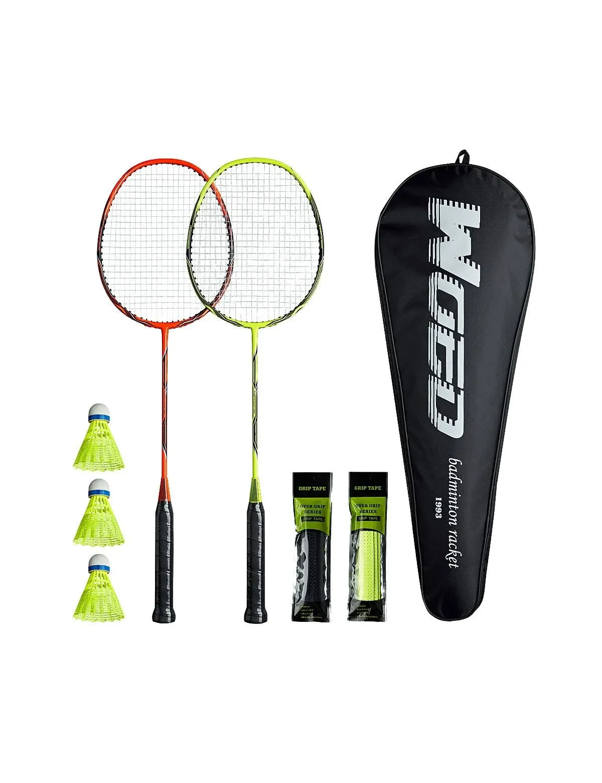 WOED-2 Player Badminton Set, Carbon Fiber Badminton Rackets Badminton Racquet 3