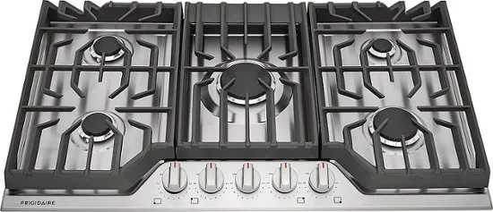 Frigidaire - 36" Gas Cooktop - Black