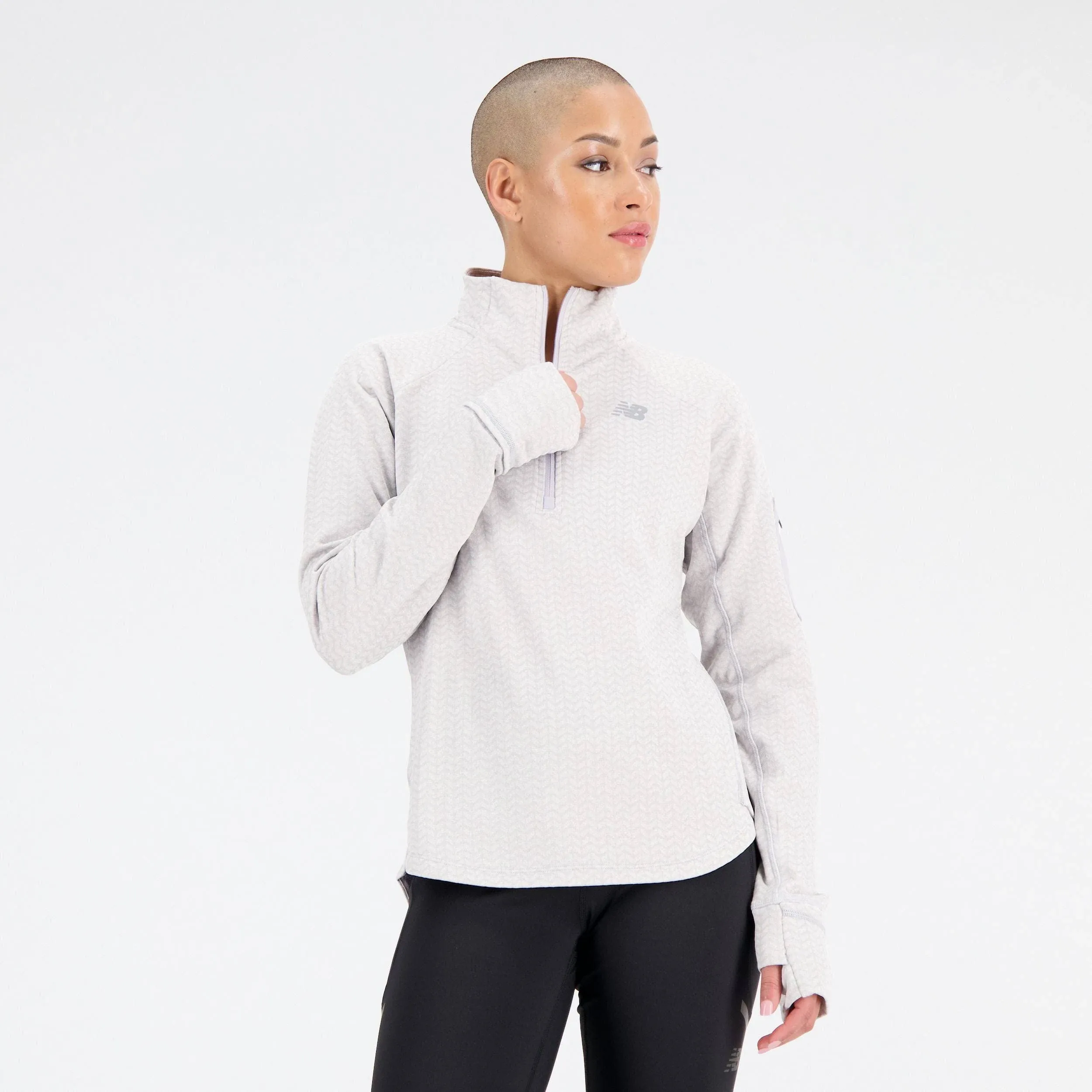 New Balance Women's Heat Grid Half Zip Pullover