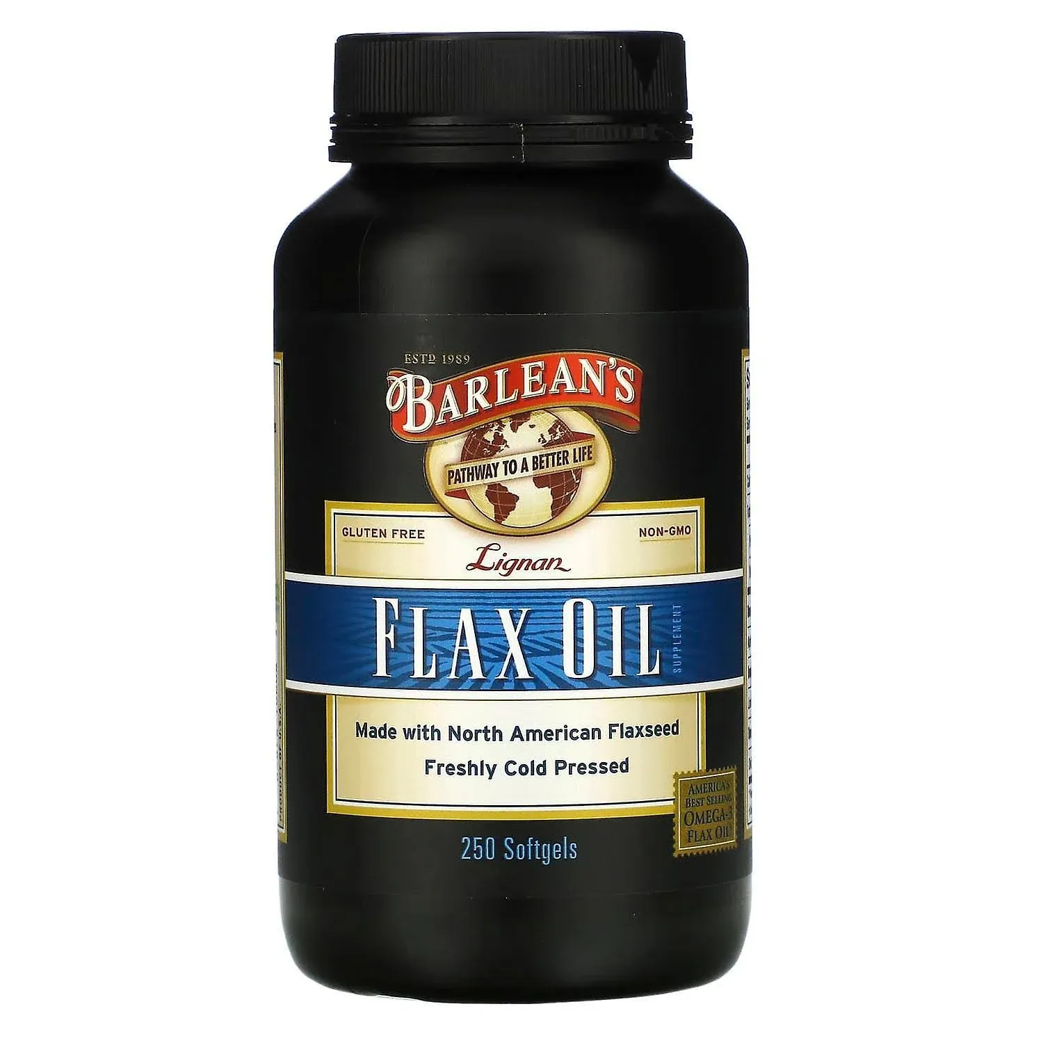 Barlean's Organic Lignan Flax Oil 8 fl oz