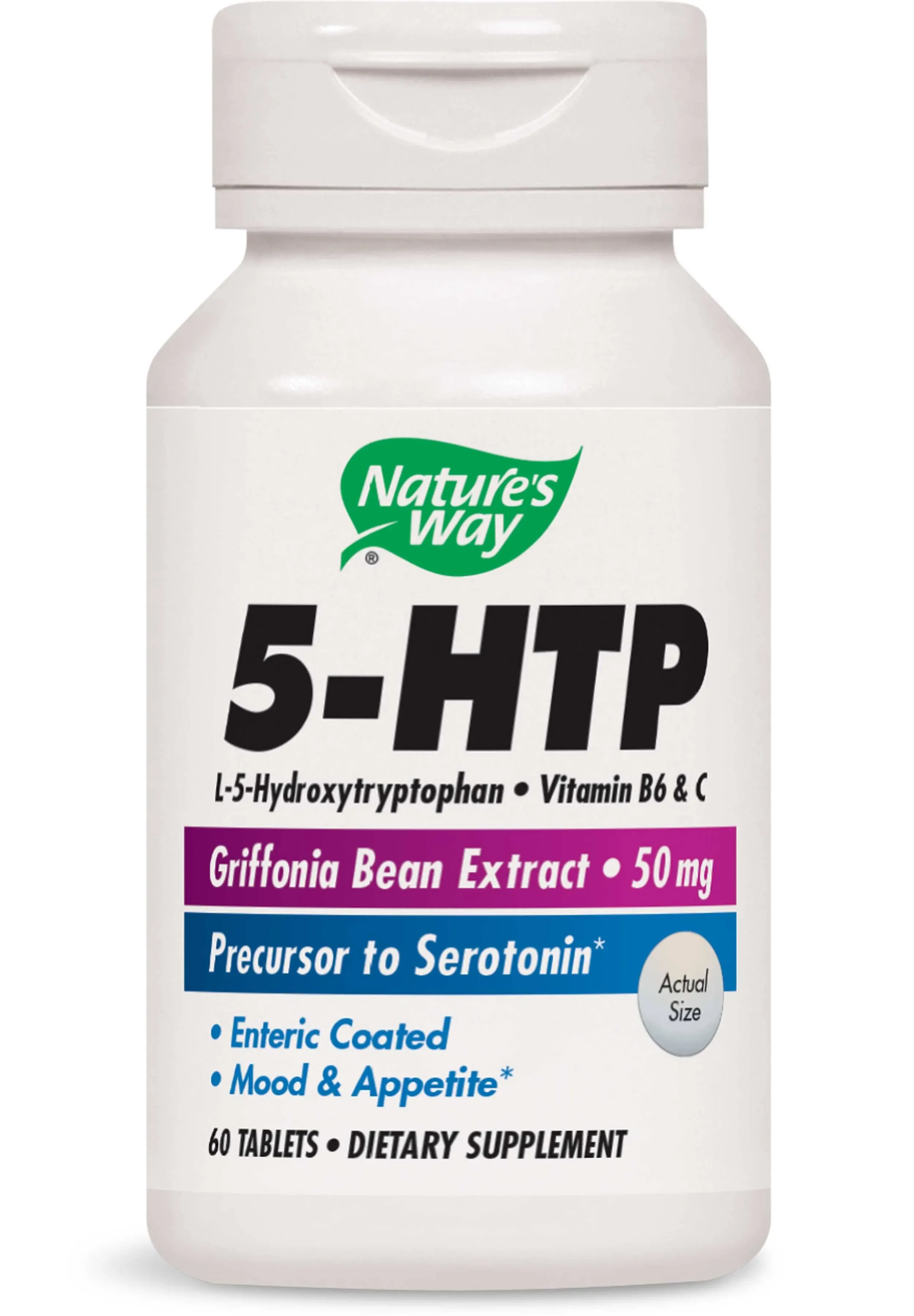 Nature's Way, 5-HTP，50 毫克，60 片