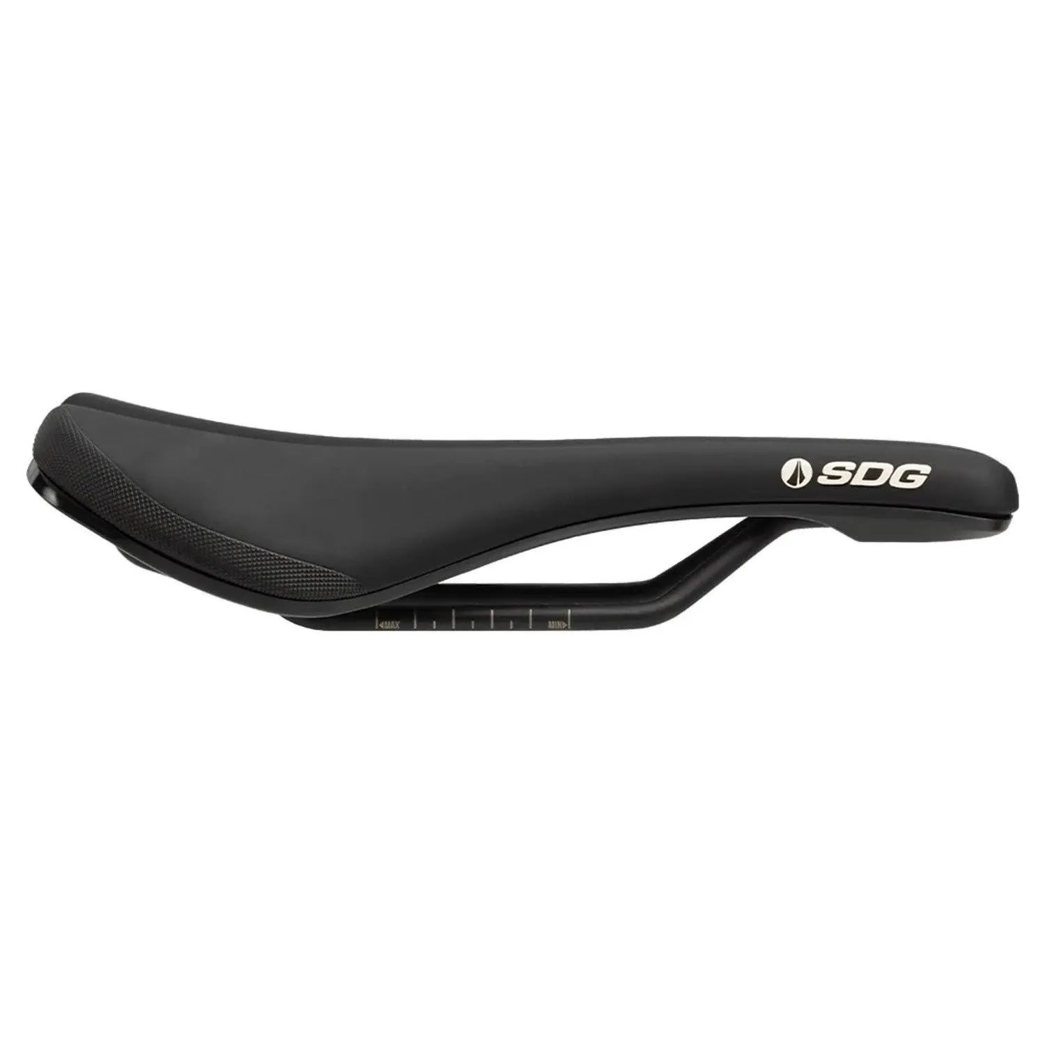 SDG Bel Air V3 Saddle - Steel Rails Black