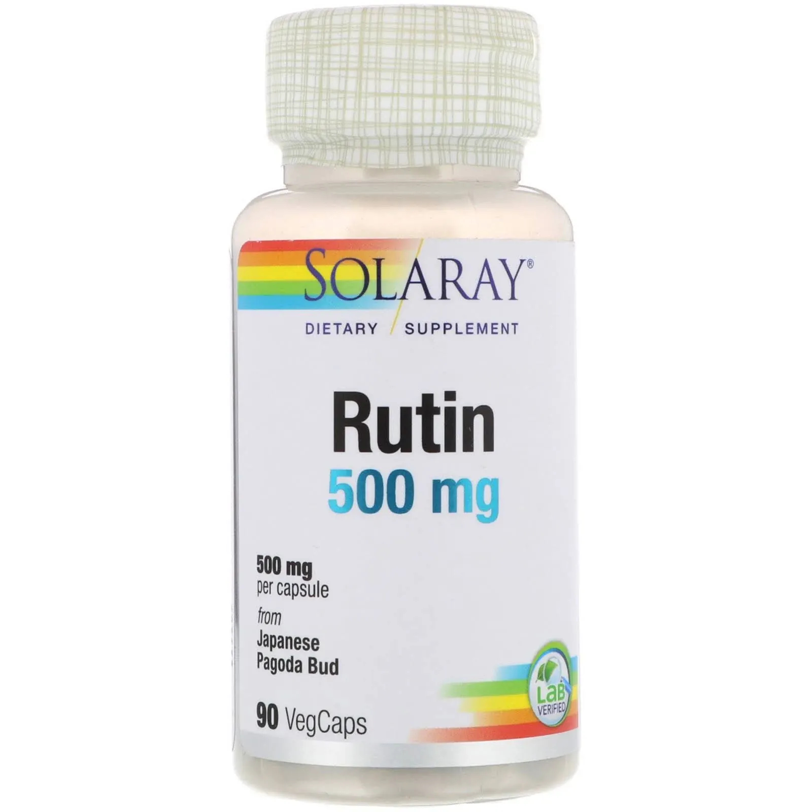 Solaray Rutin 500 mg - 90 VegCaps