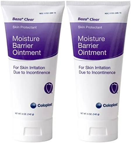 Baza Clear Moisture Barrier Ointment 5 oz Tube - Pack of 2