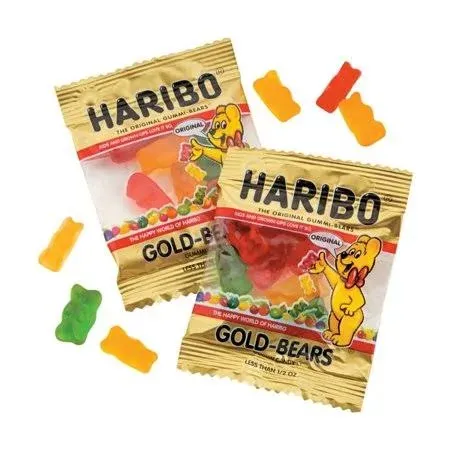  Haribo Gummy Bears Bulk - Irresistible 37 Packs of Haribo Gummy Bears Mini 