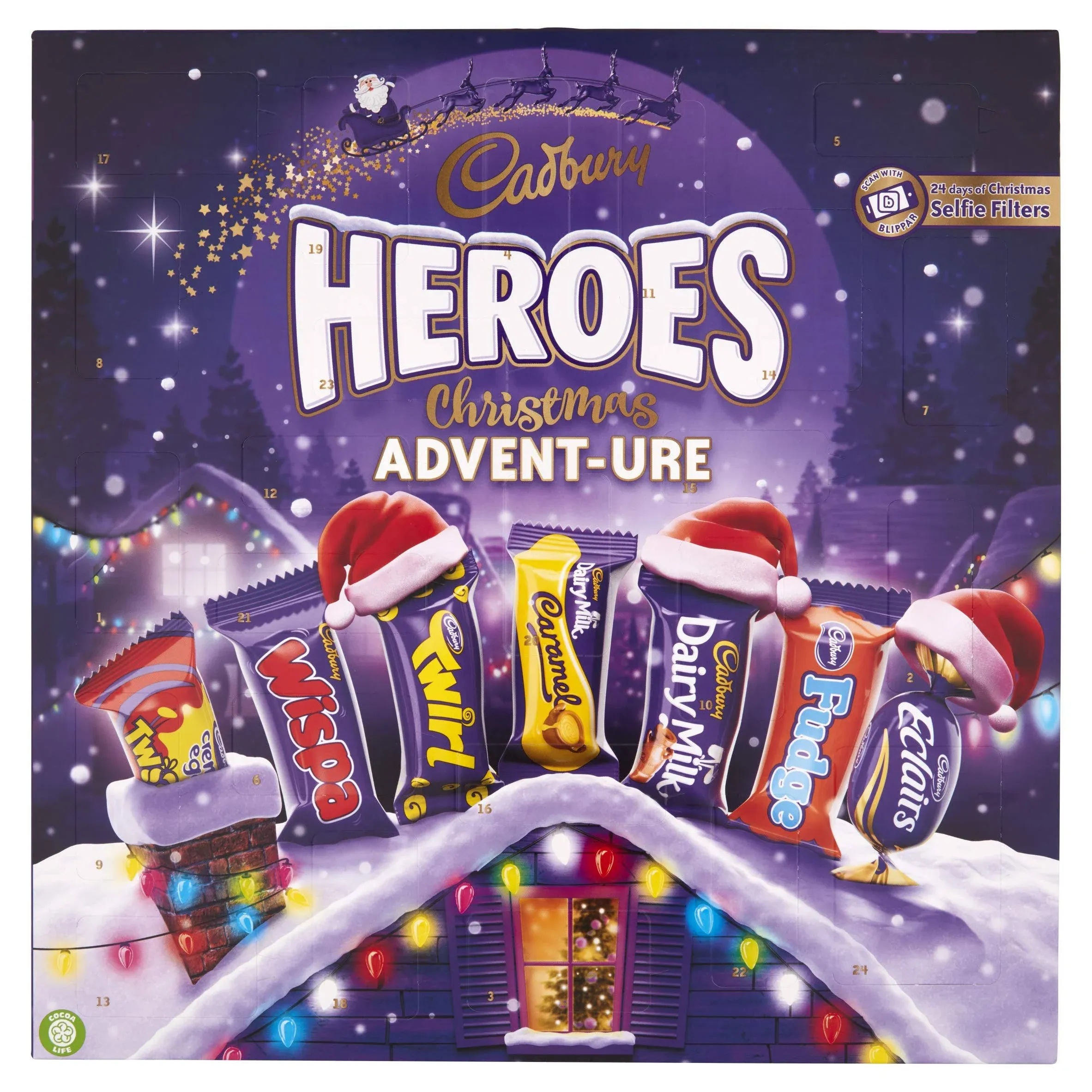 Cadbury Dairy Milk Heroes Advent Calendar 231g