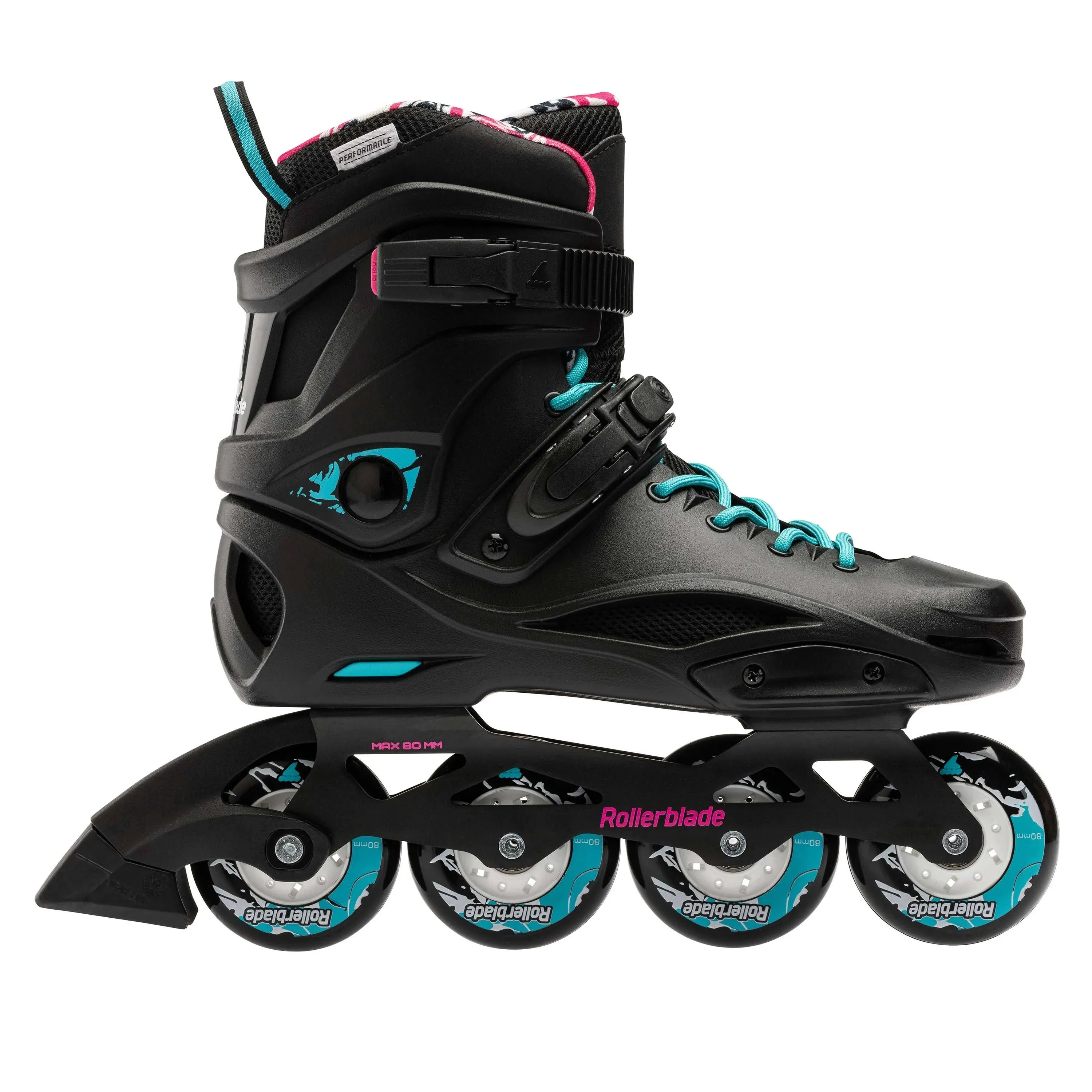 Rollerblade RB Cruiser Womens Black/Aqua 8