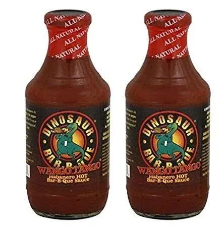 Dinosaur Wango Tango Habanero Hot Bbq Sauce (Pack of 2)