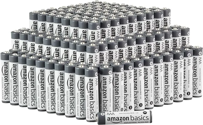 Amazon Basics 48-Pack AA Alkaline High-Performance Batteries, 1.5 Volt, 10-Year Shelf Life