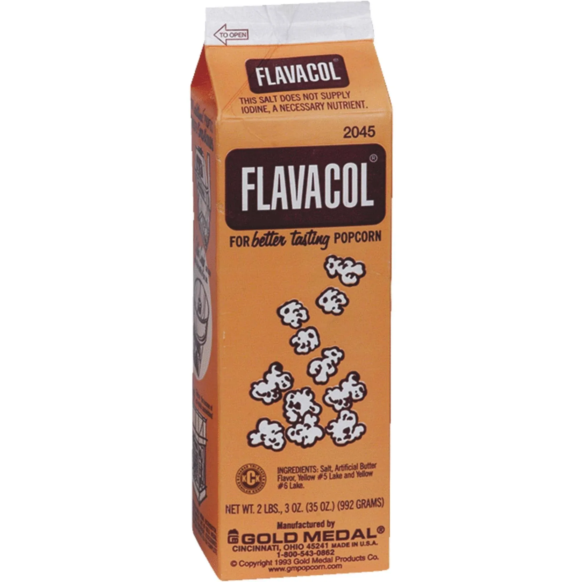 Gold Medal 2045 Flavacol Seasoning Popcorn Salt