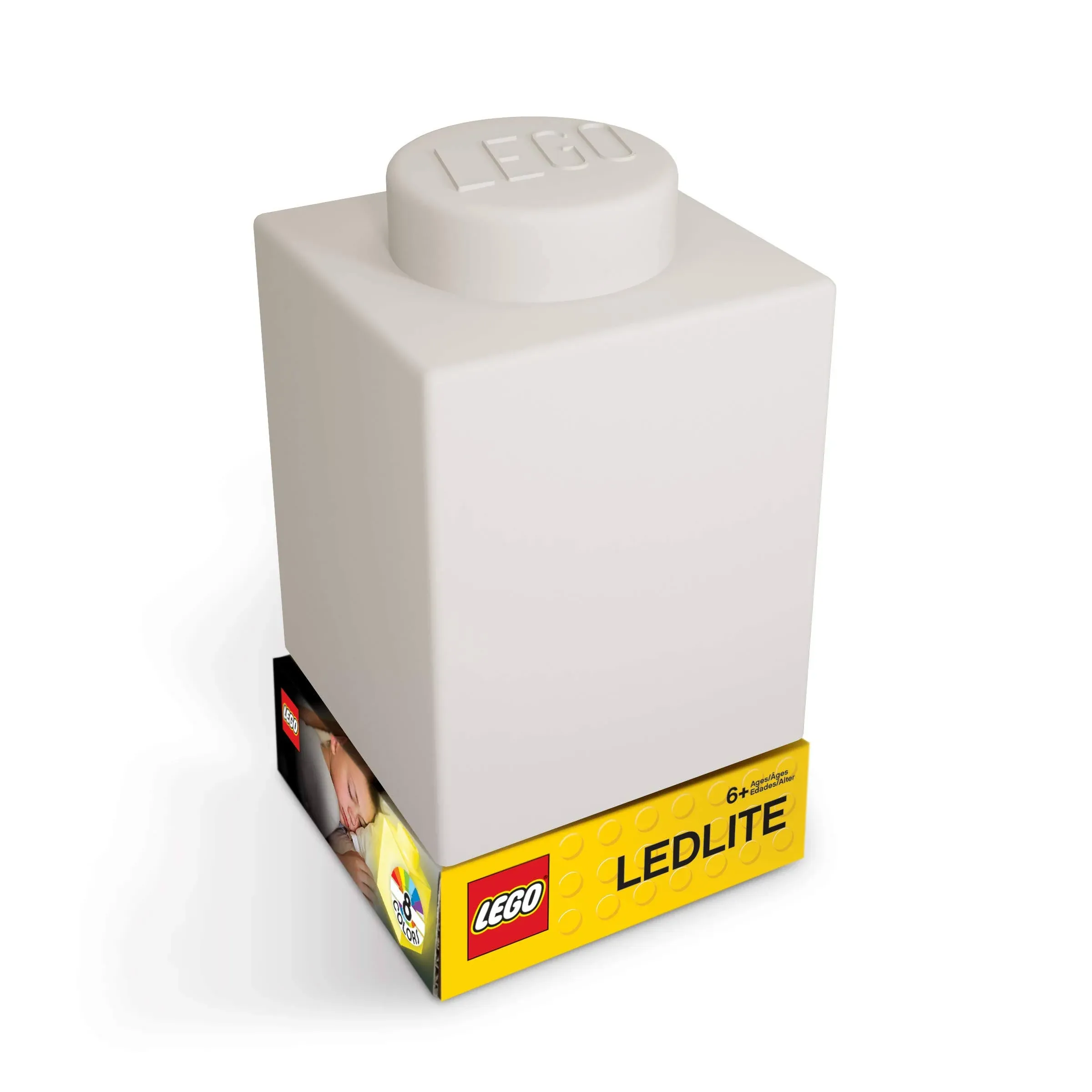 Lego Classic Silicone Brick Night Light - White