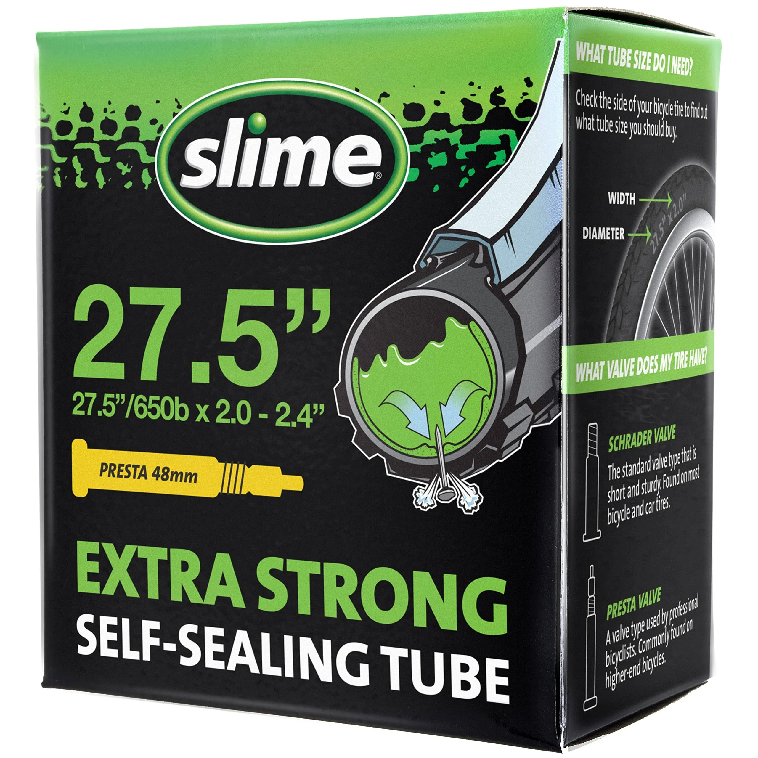 Slime Self-Sealing Presta Valve Tube