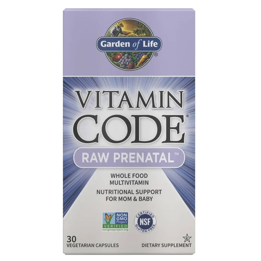 Garden of Life Vitamin Code Raw Prenatal Supplement, Capsules - 90 count