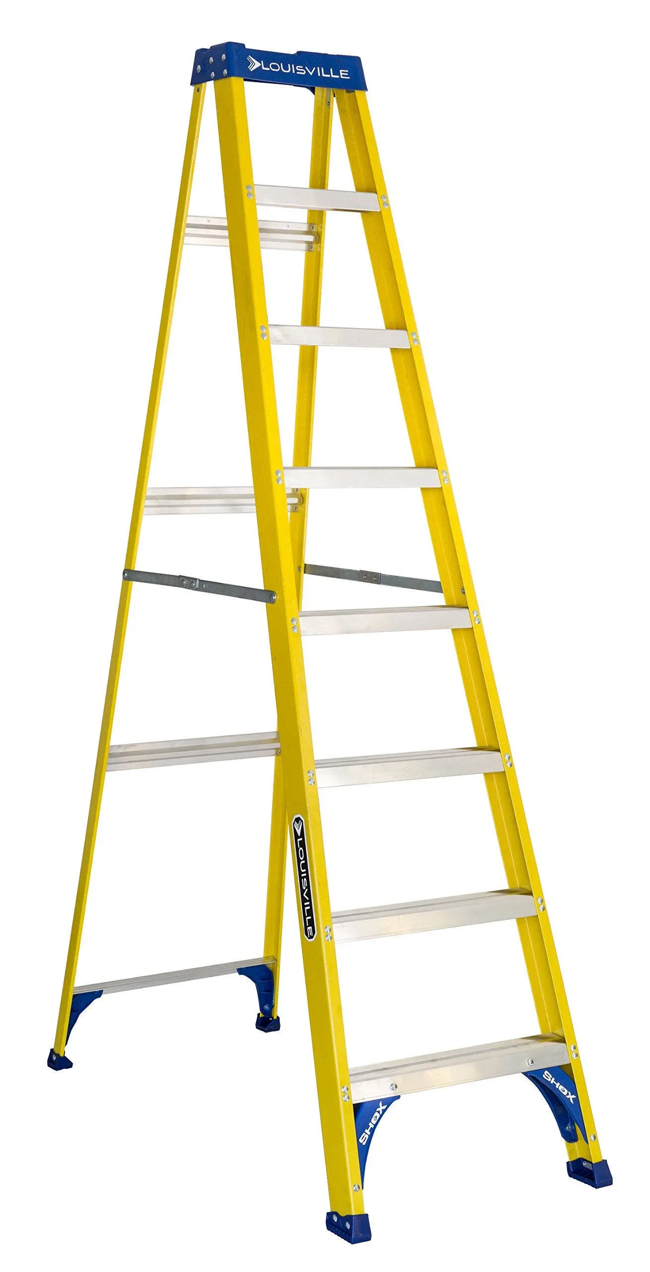 Louisville 8' Fiberglass Step Ladder - 250 lb Cap. - FS2008