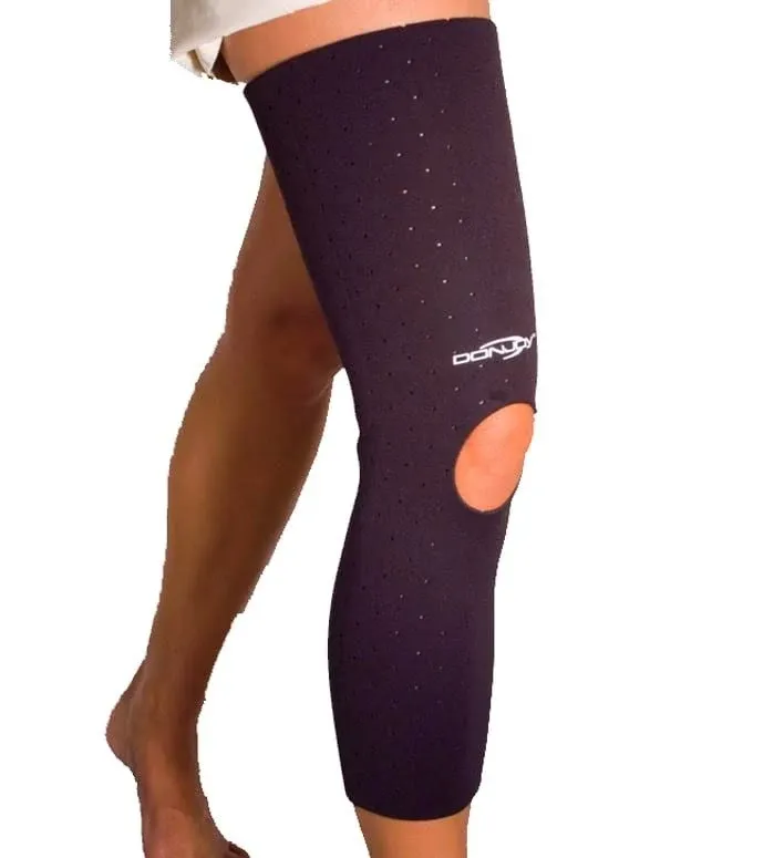 DonJoy Knee Brace Undersleeve, Open Patella, Neoprene X-Small 