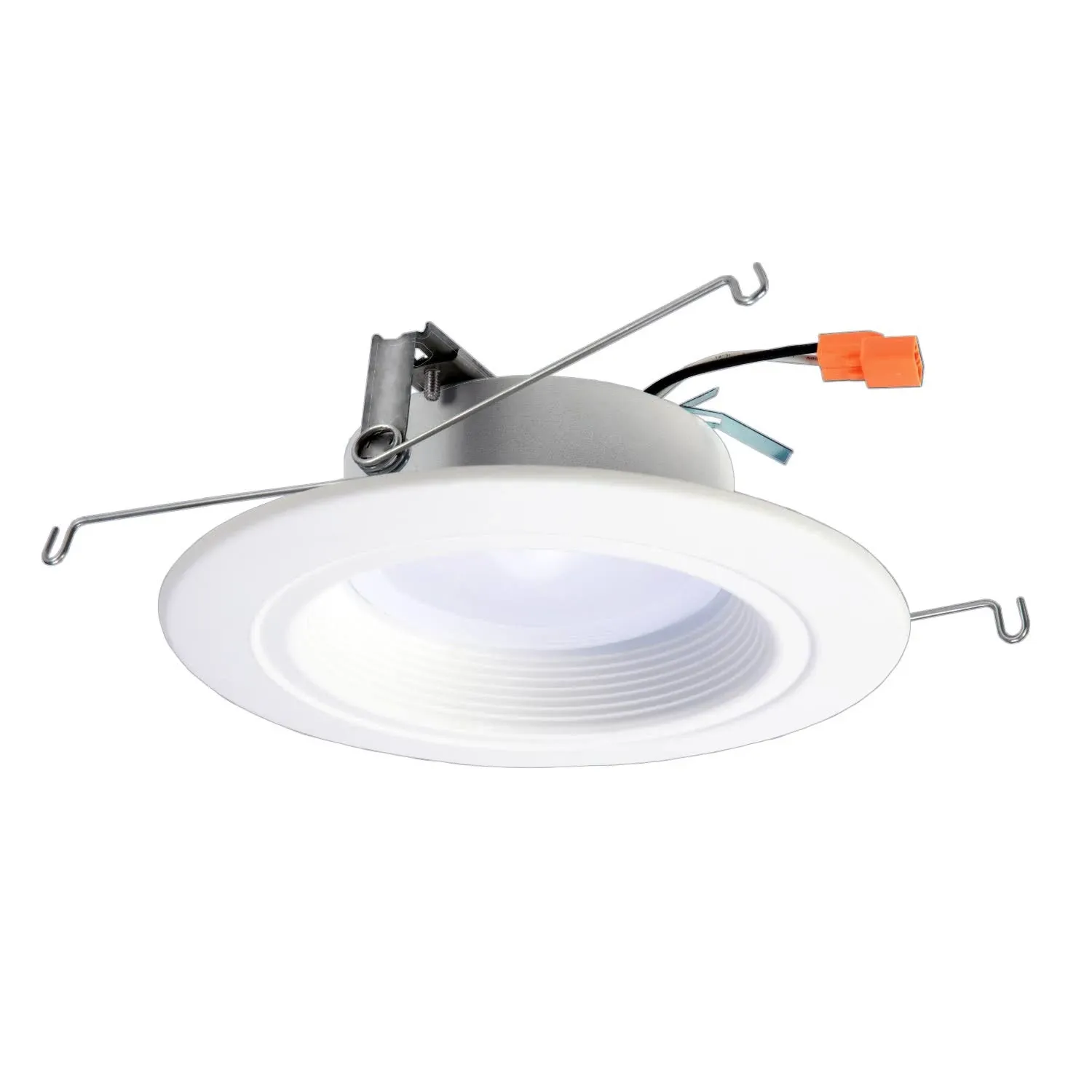 Halo 5 in. and 6 in. 3000K Matte White Recessed Retrofit Baffle-Trim LED Module 90 CRI