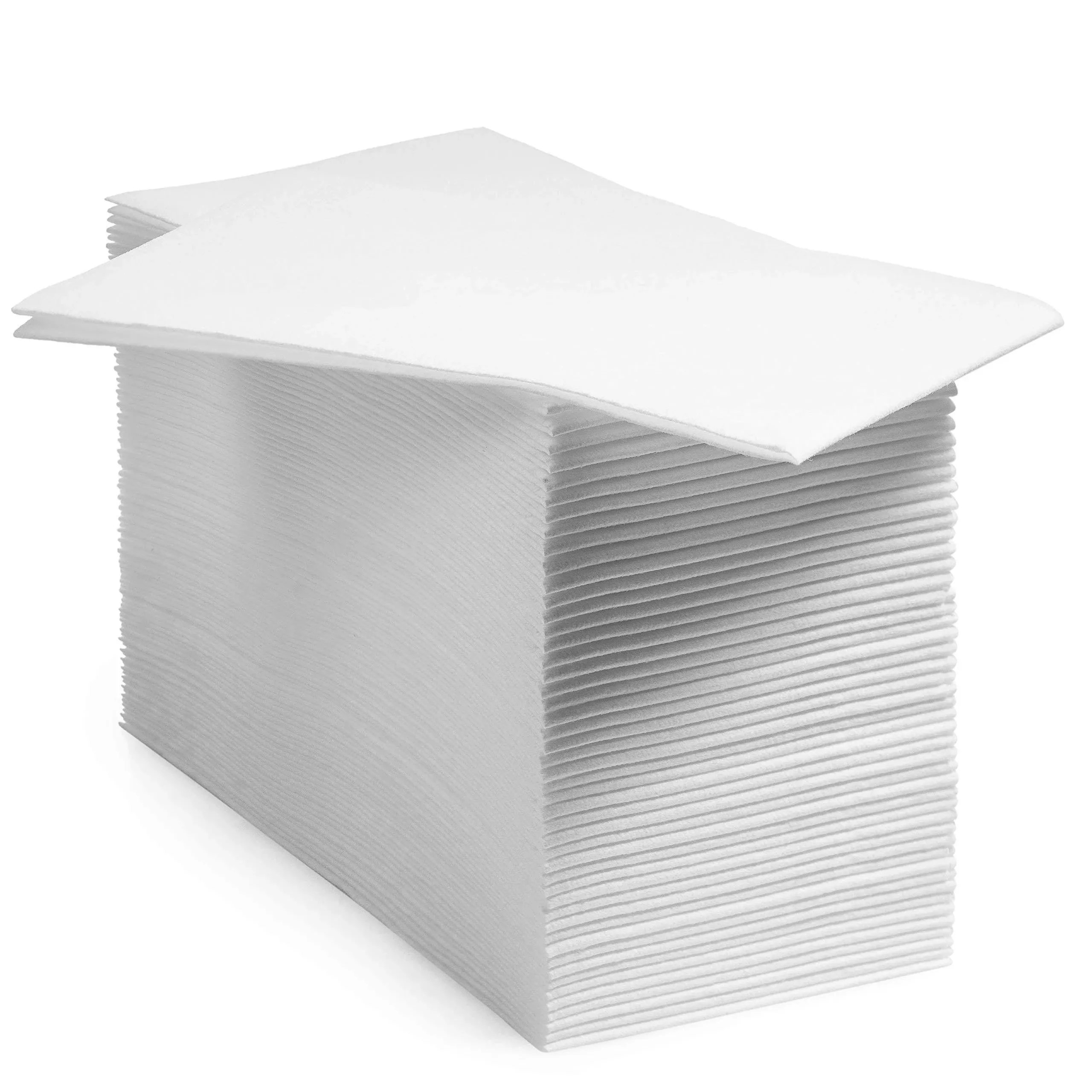 BloominGoods Linen-Feel Disposable Napkins Paper Guest Hand Towels, White 1000-Pack