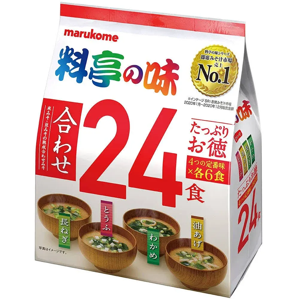 Marukome Plenty of Taste of The Restaurant Instant Miso Soup 24 Meals