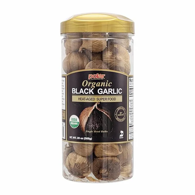 MW Polar USDA Organic Black Garlic 20 oz (Pack of 1), Whole Bulbs, Easy Peel, All Natural, Chemical Free, Kosher Friendly Ready to Eat Healthy SnackMW Polar USDA Organic Black Garlic 20 oz (Pack of 1), Who…