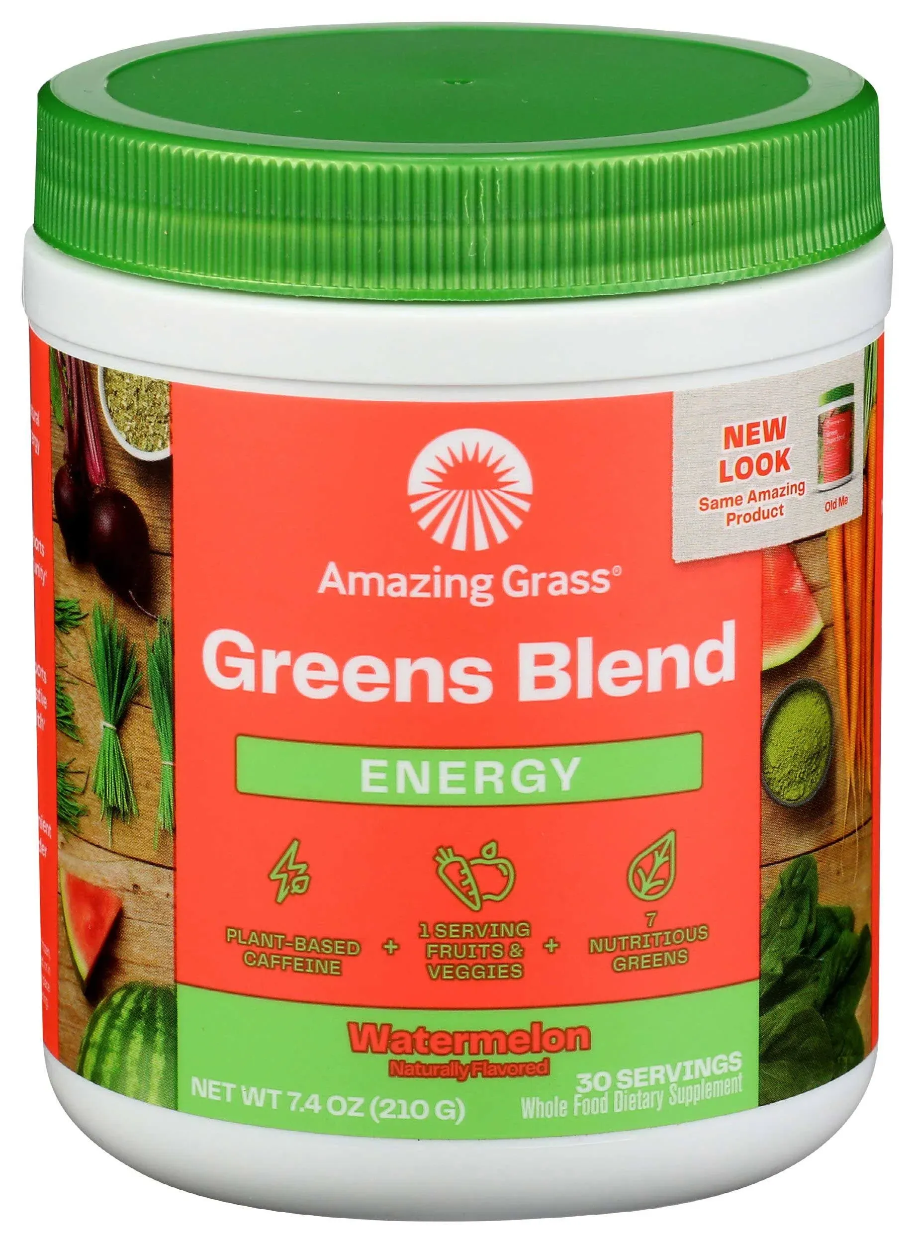 Amazing Grass , Energy Watermelon Green Superfood 7.4 oz