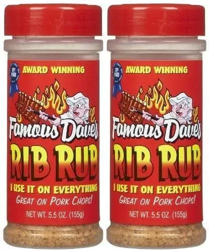 Famous Daves Rib Rub Pack of 2