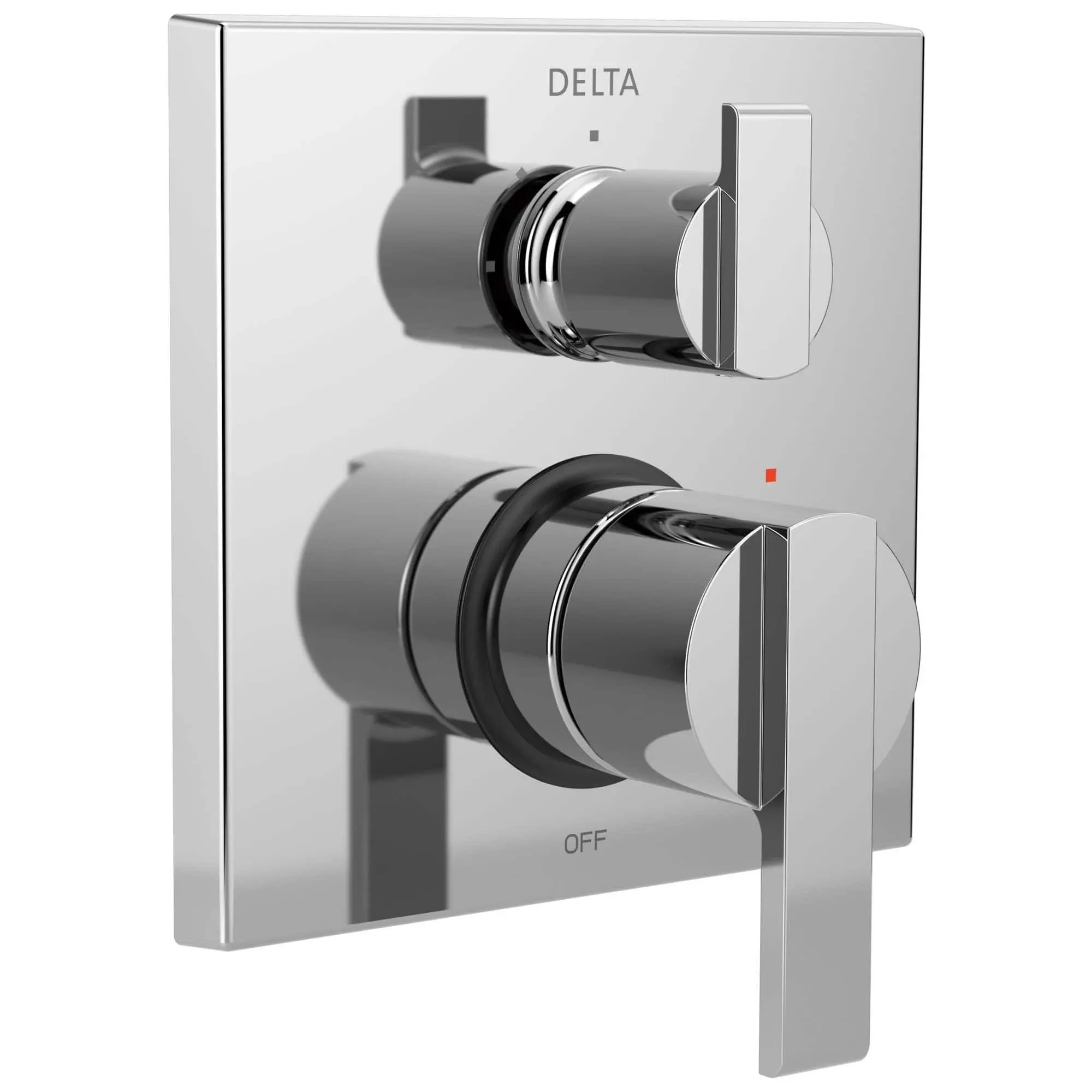 Delta T24867 Ara Angular Modern Monitor 14 Series Valve Trim with 3-Setting Integrated Diverter - Chrome