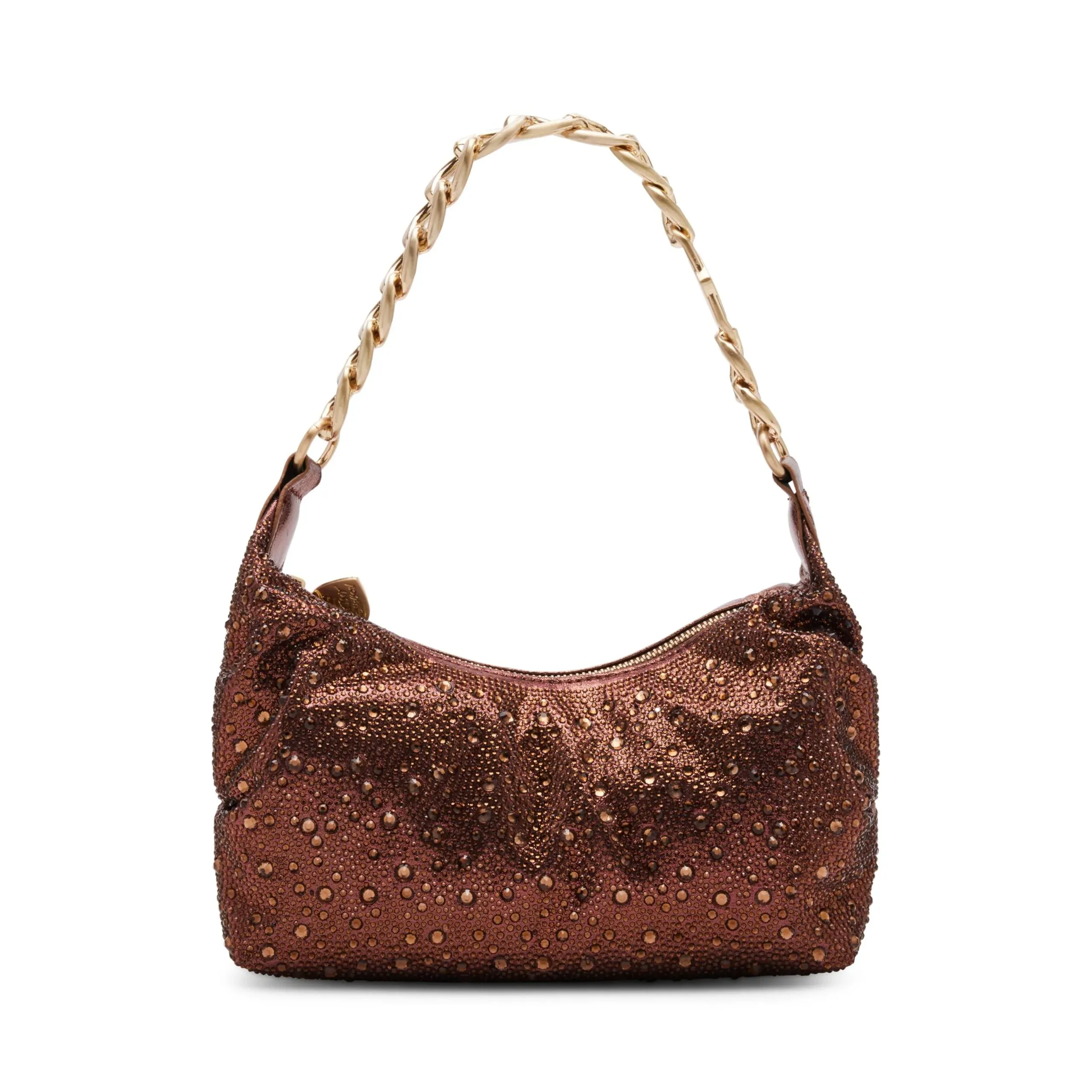 Shine On Rhinestone Hobo In Brown