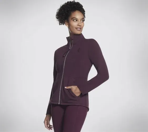 Women's Skechers® GOLounge Essential Mockneck GOSnuggle Jacket