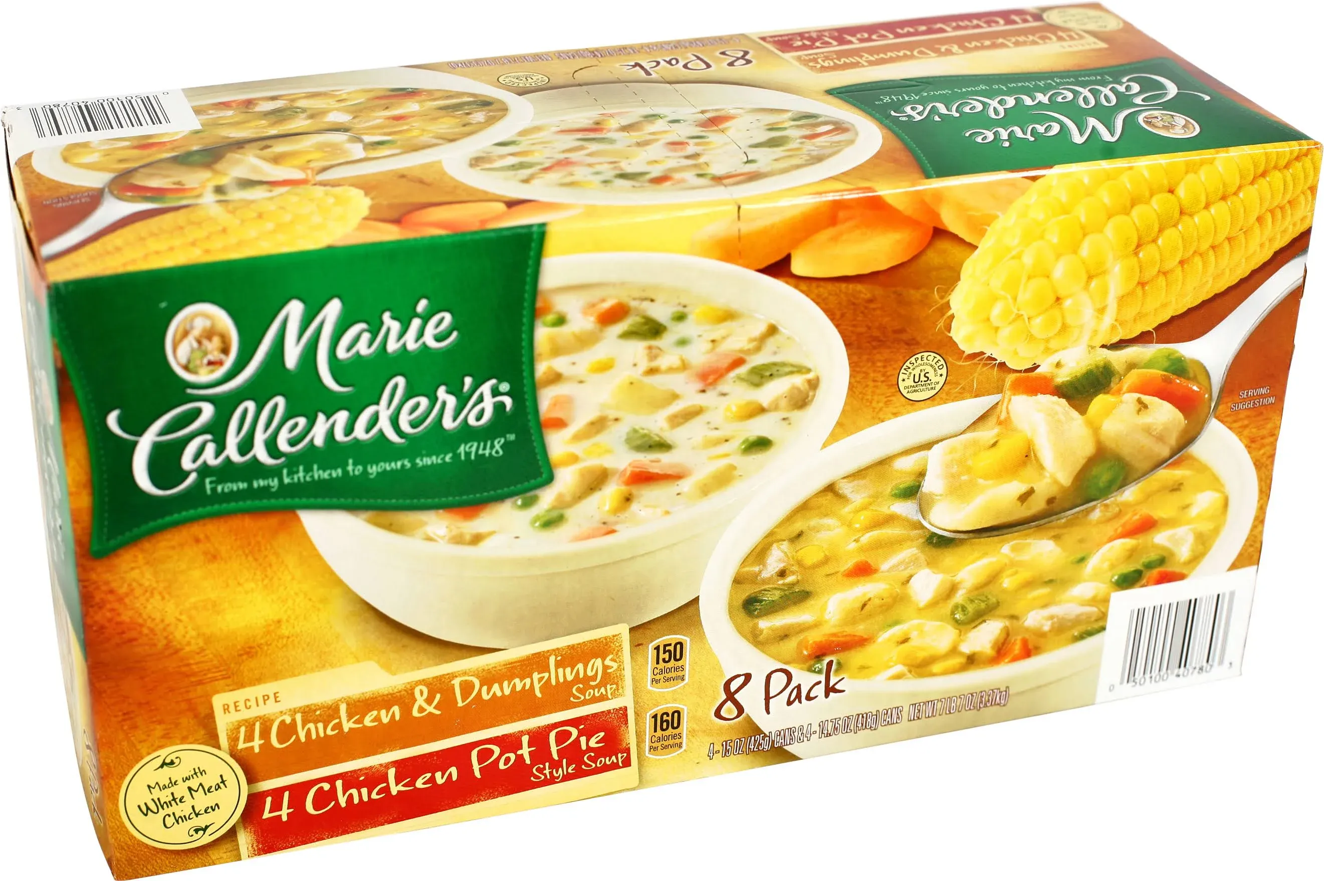 Marie Callender Chicken Variety Soup - 8 pack, 15 oz cans