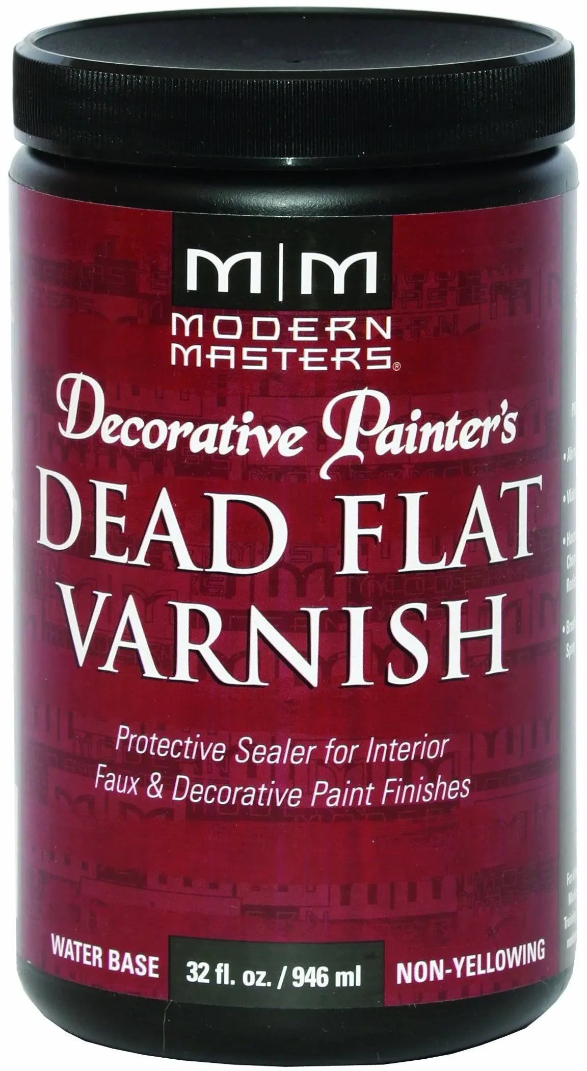 Modern Masters DP60932 Interior Dead Flat Varnish, 32 Oz