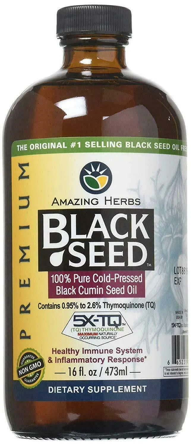 Amazing Herbs Oil Black Seed Premium