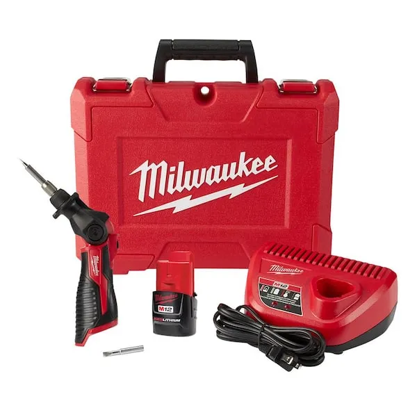 M12 REDLINK Soldering Iron Kit W/LED Light