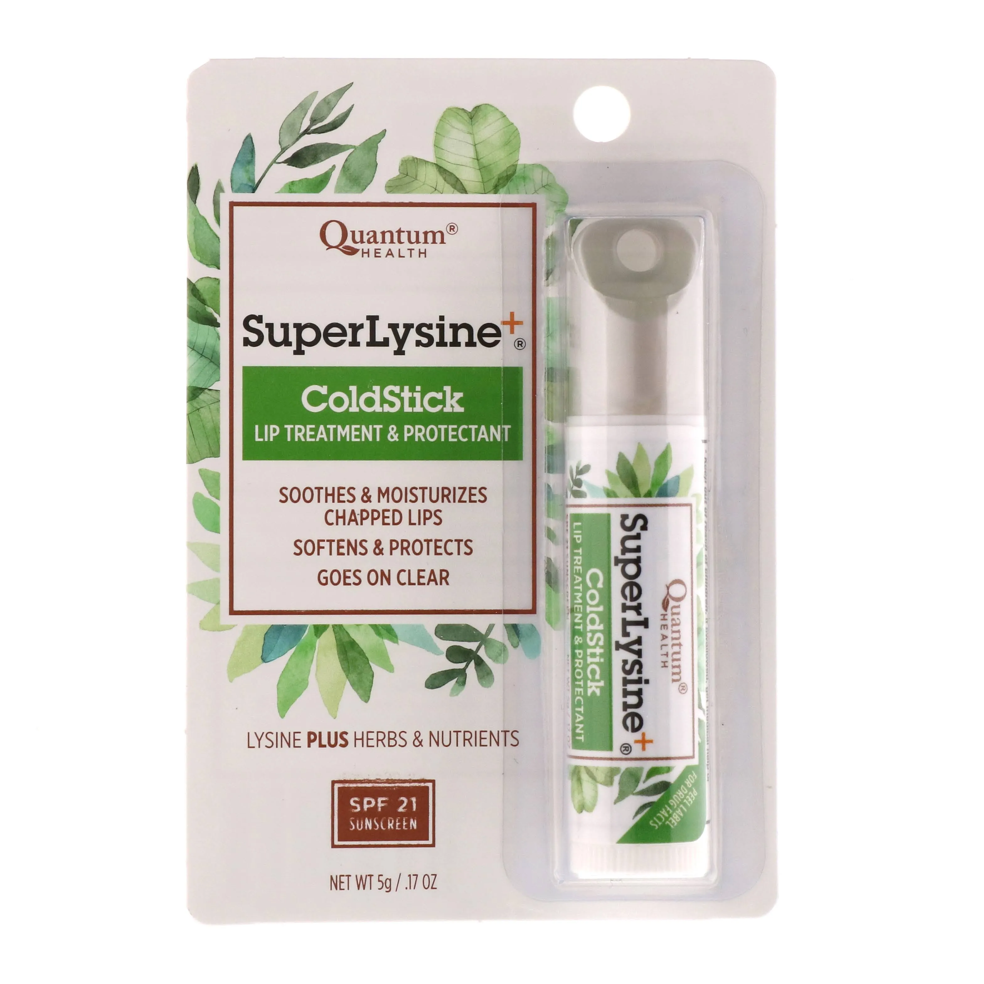 Quantum Super Lysine And Cold Stick Lip Protector And Cold Sore Treatment - 0.18 oz stick